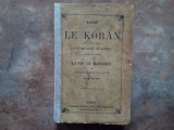 Le Koran - precede de la vie de Mahomet , 1883