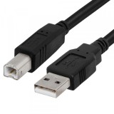 Cablu Imprimanta OEM, USB-A - USB-B, 1.5m, Negru, Universal