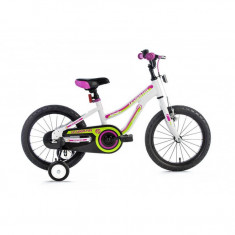 Bicicleta pentru copii Leader Fox Keno 2018 , Cadru Aluminiu , Cadru 9 Inch , Alb foto