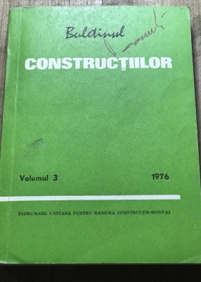DVP30 Constructii - Buletinul constructilor - 1976 foto
