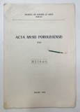 ACTA MUSEI POROLISSENSIS , XVII , EXTRAS , 1993 , DEDICATIE * , VEZI DESCRIEREA !