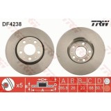 Disc frana Trw DF4238, parte montare : punte fata