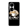 Husa compatibila cu Huawei P40 model E=Mc, Silicon, TPU, Viceversa, Transparent, Carcasa