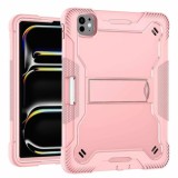 Husa pentru iPad Pro 13 (2024) + Folie - Techsuit Rugged TabShell - Rose Gold
