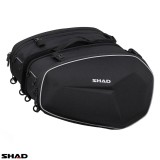 Set genti laterale Shad model E48 &ndash; culoare: negru (volum total: 46-58L)