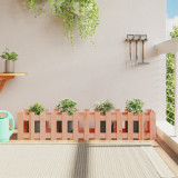 VidaXL Pat &icirc;nălțat grădină cu design gard 150x30x30 cm lemn douglas