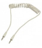 Cablu audio JACK spiralat 3.5 mm stereo tata la 3.5 mm stereo tata, Valueline