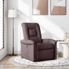 VidaXL Fotoliu rabatabil, maro &icirc;nchis, material textil 4015621
