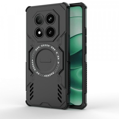 Husa MagSafe pentru Xiaomi Poco X7 / Redmi Note 14 Pro 5G, Techsuit, ArmorMag, Neagra foto