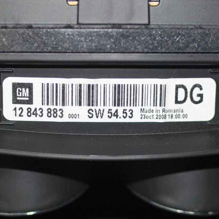 Ceas de bord OPEL INSIGNIA A Sedan G09 2009 OEM: 12843883 1630071