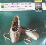 Disc vinil, LP. Ballet de Faust, Coppelia, Sylvia-Orchestre Des Concerts Lamoureux, Clasica