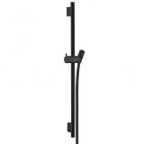 Bara de dus 650 mm, negru mat, Hansgrohe Unica S Puro