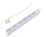 Prelungitor 6 Prize 250V 15A Alb
