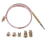 Termocupla Universala Aragaz Cuptor Centrala Termica 30cm + 5 Adaptori - Supraveghere Flacara Gaz Alama