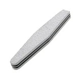 Cumpara ieftin Inginails Pilă unghii profesională, zebră - romb, centru negru, dublu 80/80