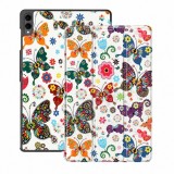 Husa pentru Samsung Galaxy Tab S12 Ultra / Tab S11 Ultra, Techsuit, FoldPro Butterfly, Multicolor