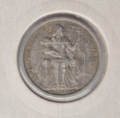Noua Caledonie 1 Franc 1949 moneda aluminiu km # 2
