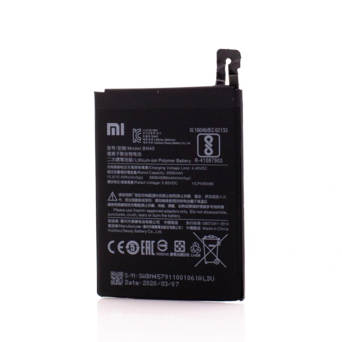 Acumulator Xiaomi Mi BN45, 3900mAh 3,85V, OEM Bulk