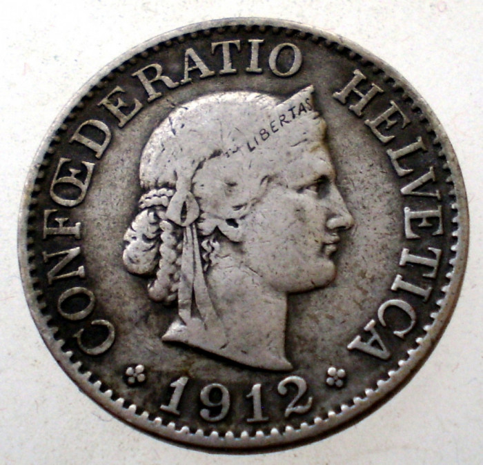 7.065 ELVETIA 10 RAPPEN 1912 B