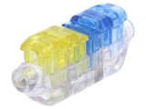 Conector Rapid CoolSplice IDC Albastru-Galben 2 Piste, TE Connectivity