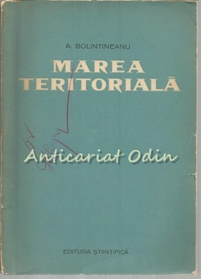Marea Teritoriala - A. Bolintineanu - Tiraj: 945 Exemplare