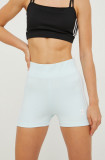 Adidas Originals pantaloni scurti Traceable Series femei, cu imprimeu, high waist