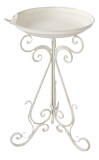 Baie pasarele Shabby Chic din fier forjat white AJA402