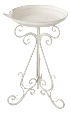 Baie pasarele Shabby Chic din fier forjat white AJA402 foto