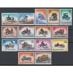 San Marino 1962 Mi 704/18 - Automobile de epoca