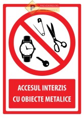 Semne pentru obiecte metalice foto