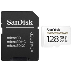 Card de Memorie, 128GB, Micro SDXC - SanDisk High Endurance (SDSQQNR-128G-GN6IA) - White