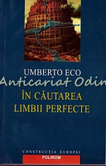 In Cautarea Limbii Perfecte - Umberto Eco foto