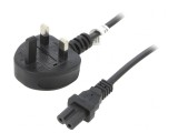 Cablu Alimentare 1,5m Negru 2,5A 250V, Goobay