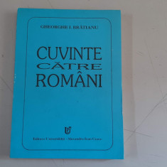 CUVINTE CATRE ROMANI - GHEORGHE I. BRATIANU