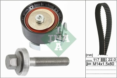 INA 530 0605 10 Set curea de distributie foto