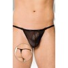 Chiloti Tanga Tip Plasa, Negru, S-L, Softline