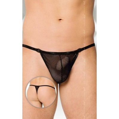 09 Tanga sexy Barbati - Negru - S/L foto