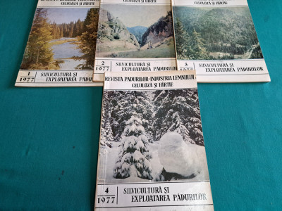 LOT 4 REVISTA PĂDURILOR / NR.1-4, *1977 * foto