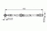 Conducta / cablu frana CHEVROLET LACETTI (J200) (2003 - 2016) BOSCH 1 987 481 383