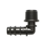 Cot conector pentru tub picurare 16 mm cu filet exterior 3/4 pentru irigatii