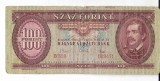 Bancnota 100 forint 1968 - Ungaria