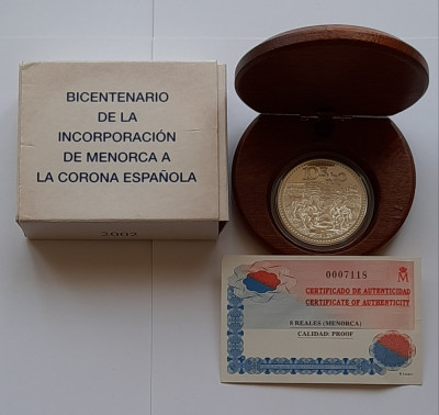 Moneda comemorativa de argint - 10 Euro 2002, Spania - PROOF - G 4227 foto