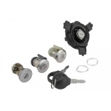 Set yala butuc usa Peugeot 206 1998-, butuc usa Stanga, Dreapt, portbagaj, buson rezervor, 2 chei, PE076