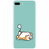 Husa silicon pentru Apple Iphone 8 Plus, Cute Corgi