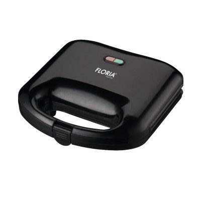 Sandwich Maker Floria ZLN-0829N, Putere 750W, Placa de tip grill, Antiaderenta, indicator luminos, Negru foto