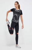 Cumpara ieftin LaBellaMafia leggins de antrenament Essentials culoarea negru, cu imprimeu