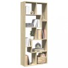 VidaXL Bibliotecă/separator cameră stejar sonoma 67x25x161,5 cm lemn 858077