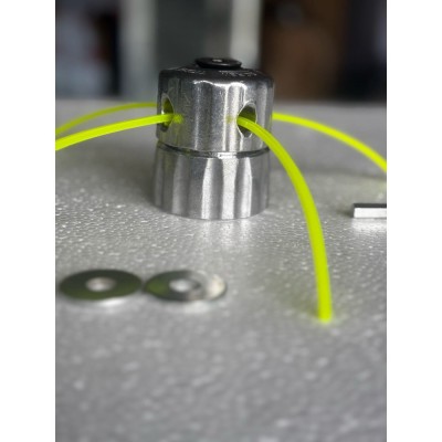 Cap manual cu fir pentru motocoasa, 4 fire, PowerX foto