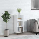 vidaXL Dulap cu rafturi, alb extralucios, 34,5x32,5x90cm lemn compozit