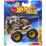 Masinuta Hot Wheels, Monster Truck, Beast Bashers, JDP68